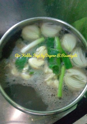 Foto resep Air Kaldu Sapi #ketopad