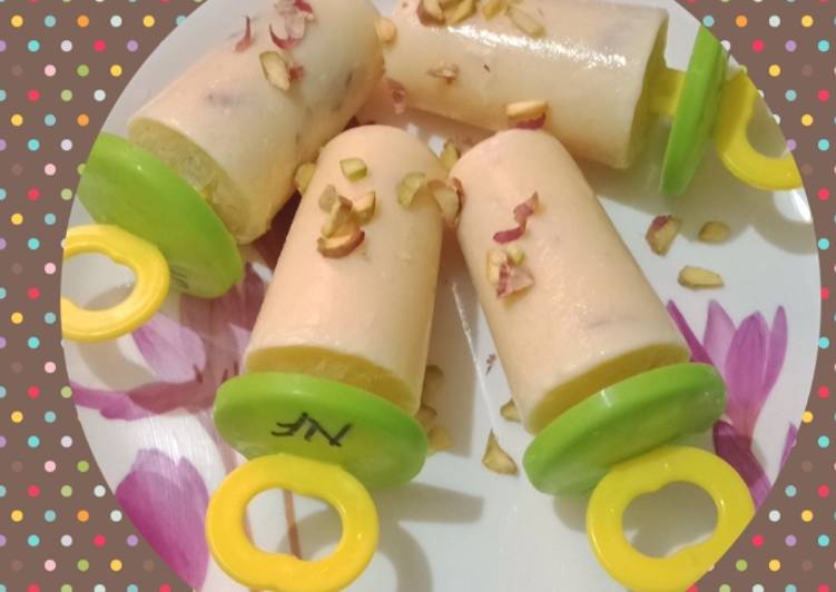 Steps to Prepare Quick Custard kulfi