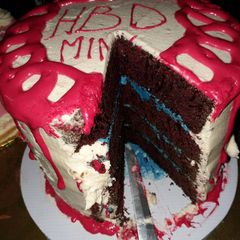 A picture of Red velvet cake.