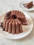 Puding Cokelat Busa