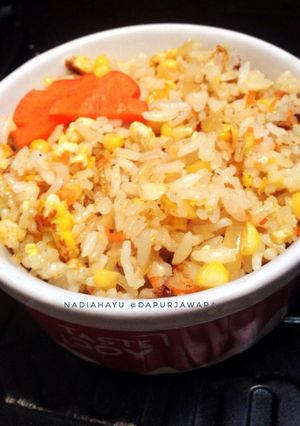 Foto resep Nasi Gurih Jagung Keju