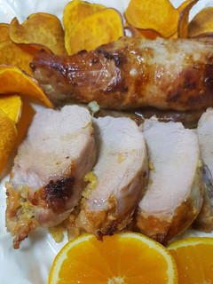 Foto de Lombinho de porco assado com laranja