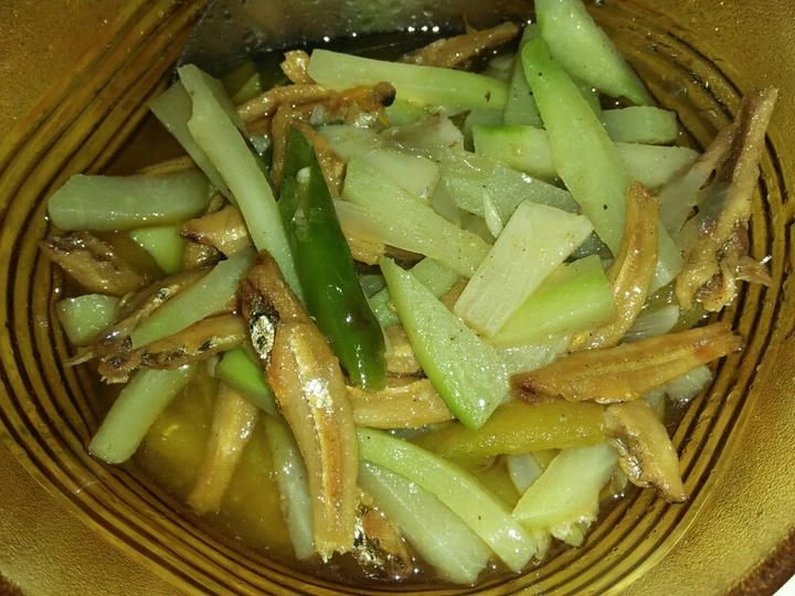 Cara Mudah Membuat Resep Tumis labu siam teri jengki simple😋 yang Lezat Anti Ribet, Bisa Manjain Lidah