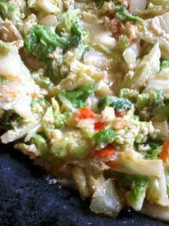 Foto resep Sawi Putih Tumis Telur