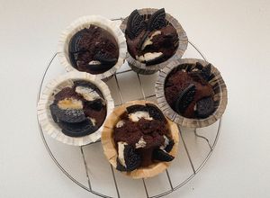Hình của món Oreo muffin.