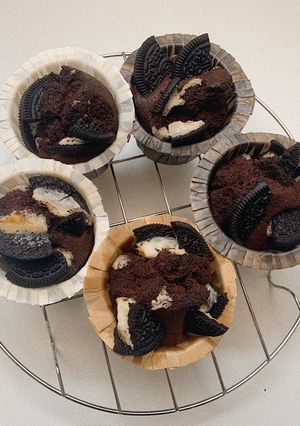 Hình của món Oreo muffin.