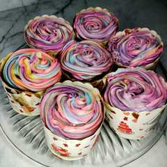 รูปของ Rainbow Cupcakes Lowcarb/Debm/Keto