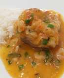 Moqueca de pintado com camarão