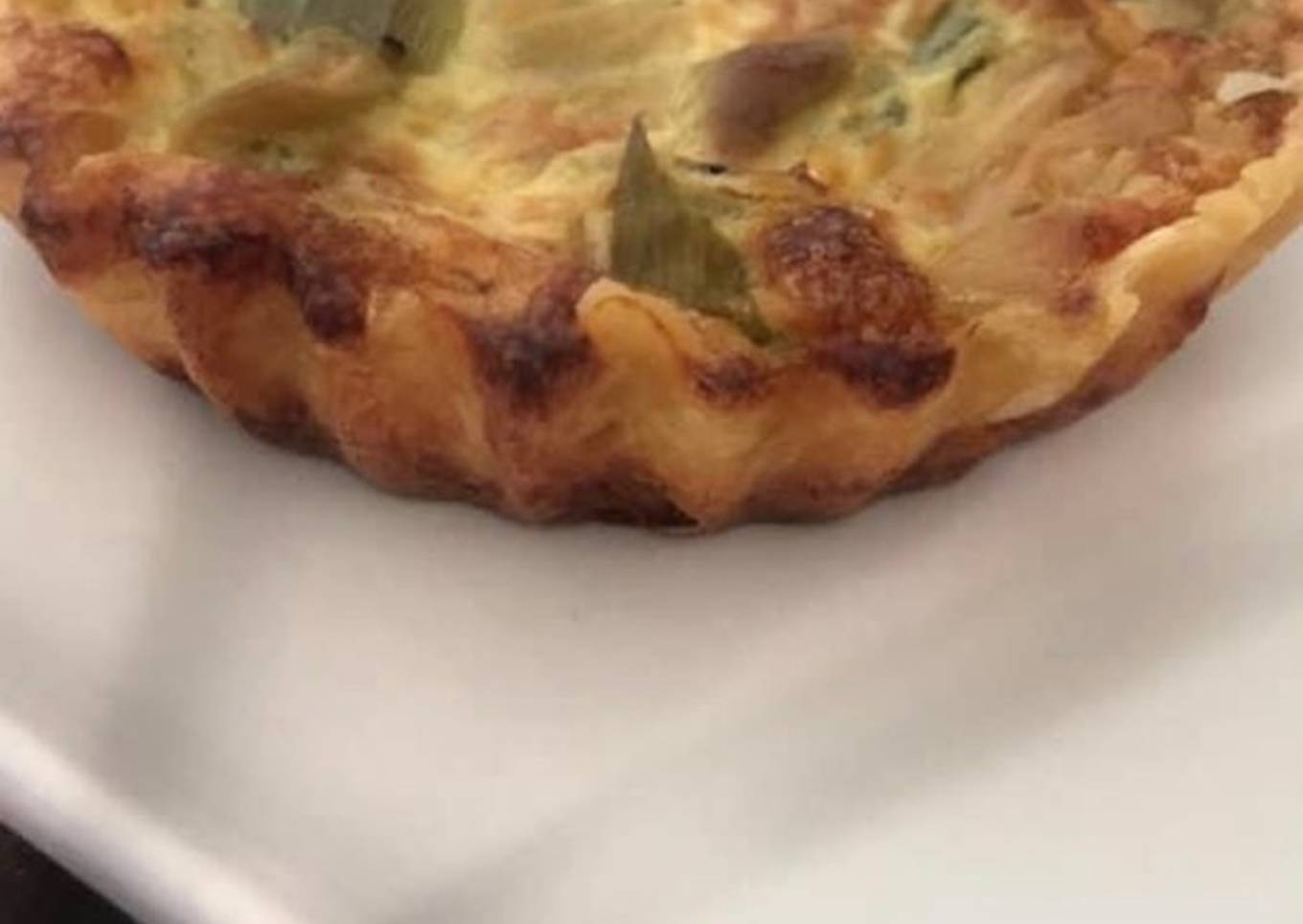Tartelettes aux poireaux
