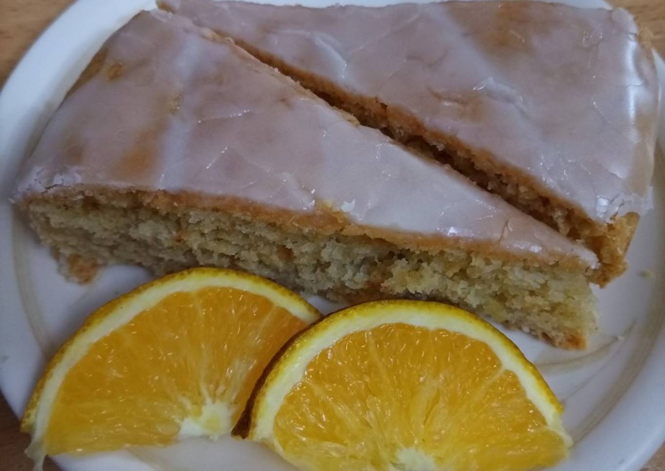 Eggless Orange Cake