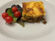 A picture of sheet pan eggplant and potatoes