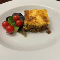 A picture of Moussaka.