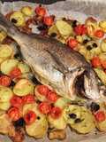 Orata al forno con le patate