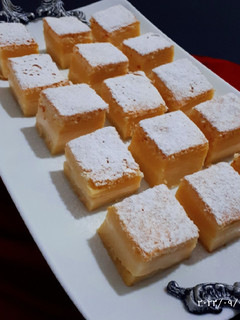 عکسی از دستور کیک جادویی (کیک جادویی کاستارد)
