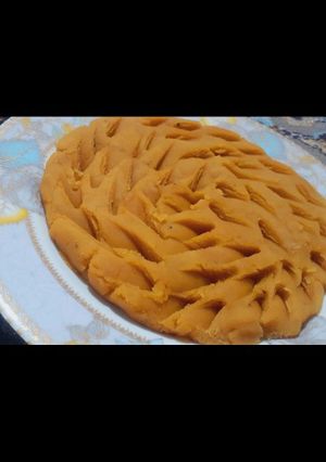 عکسی از دستور حــلوا شــیر 😋