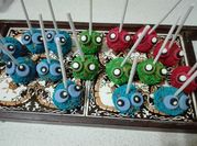 Una foto de cake pops con galleta