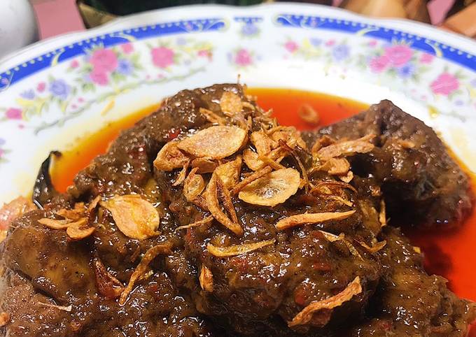 Resep Rendang Bumbu Instan Indofood Empuk Banget Oleh Rachmawati Retno Dewi Cookpad