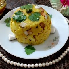 A picture of Moong dal khichdi.