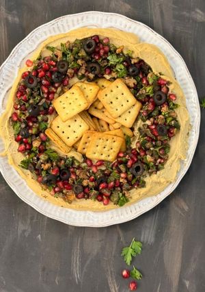 عکسی از دستور حمص )ایده یلدایی)