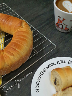 Foto resep Chocochips Wool Roll Bread