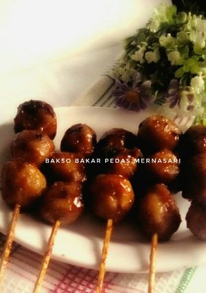 Foto resep Bakso bakar pedas