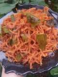 Vietnamese Shredded Chicken Jerky with Lime Leaves