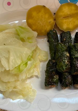 Hình của món Thịt cuốn lá lốt(eat clean).