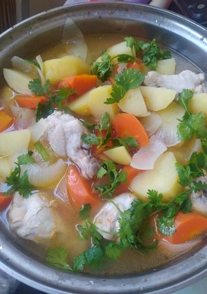 รูปของ ต้มซุปไก่มันฝรั่ง