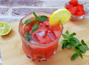 A picture of Watermelon Mint Mojito.