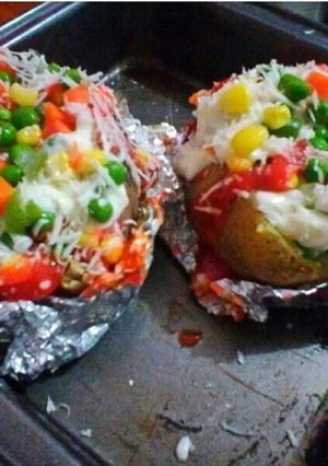 Foto resep Kumpir/turki potato/kentang oven