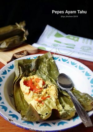 Foto resep Pepes Ayam Tahu Sederhana