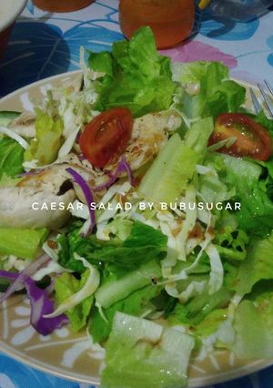 Foto resep Caesar Salad With Healthy Dressing