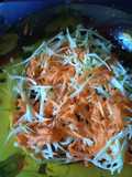 Ensalada de repollo y zanahoria