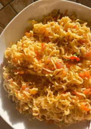 صورة لوصفة أندومي كاري