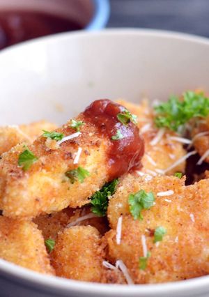 Parmezános csirkefalatkák recept fotója