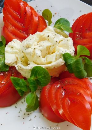 Zdjęcie przepisu Sałatka caprese.