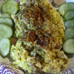 A picture of Tuna Scramble.