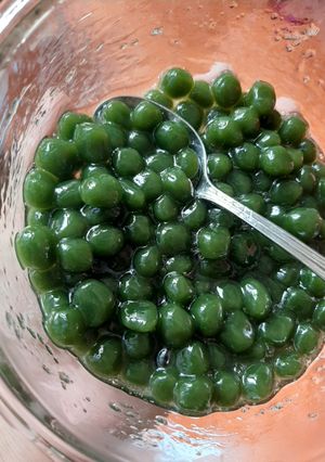 Hình của món Trân châu matcha.