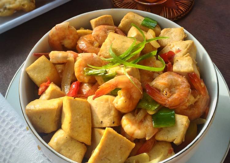 Udang Tahu Saos Tiram