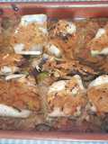 Congre de Roca al forn amb salsa de vi blanc amb poma