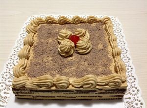 Una foto de Chocotorta