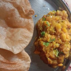 Spicy puri masala A picture of Spicy puri masala.