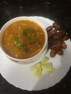 صورة لوصفة حريرة الحامضة المغربية