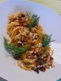 Spaghetti con limone e zafferano