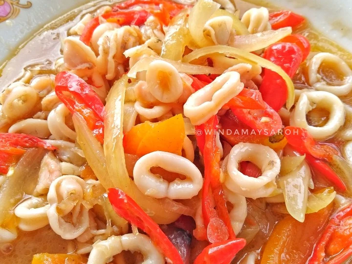 Langkah Gampang Membikin Resep Cumi Saos Tiram yang Uenak Anti Ribet, Mantap