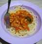 Resep: Spaghetti with crumbles egg and oyster mushroom bolognese sauce Gampang