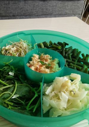 Foto resep Urap-urap sayur simple