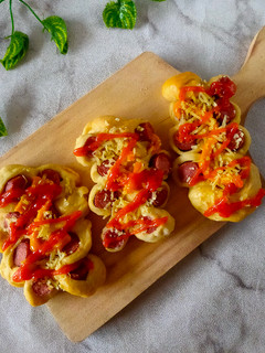 Foto resep Roti Sosis Kepang