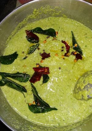 A picture of Coconut chutney.