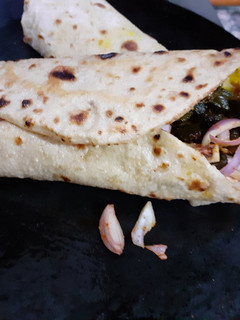 A picture of Kathi roll.